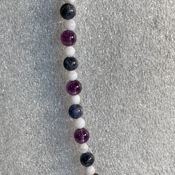 Carolyn Pollack .925 Sterling Amethyst Necklace With Sing Bird Charms. (411) - Picture 5 of 6